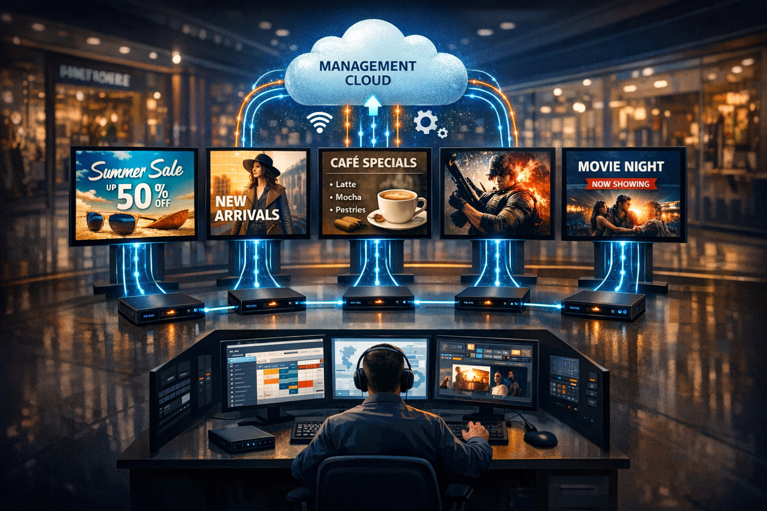 Managing Digital Signage Players Remotely